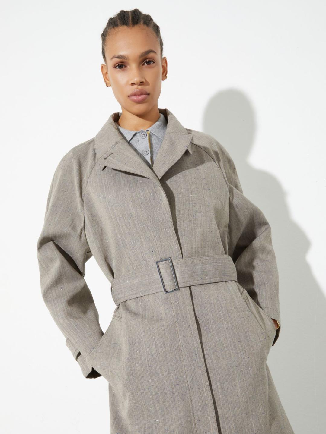 Trench a texture fiammata | Max&Co Trench a texture fiammata | Max&Co