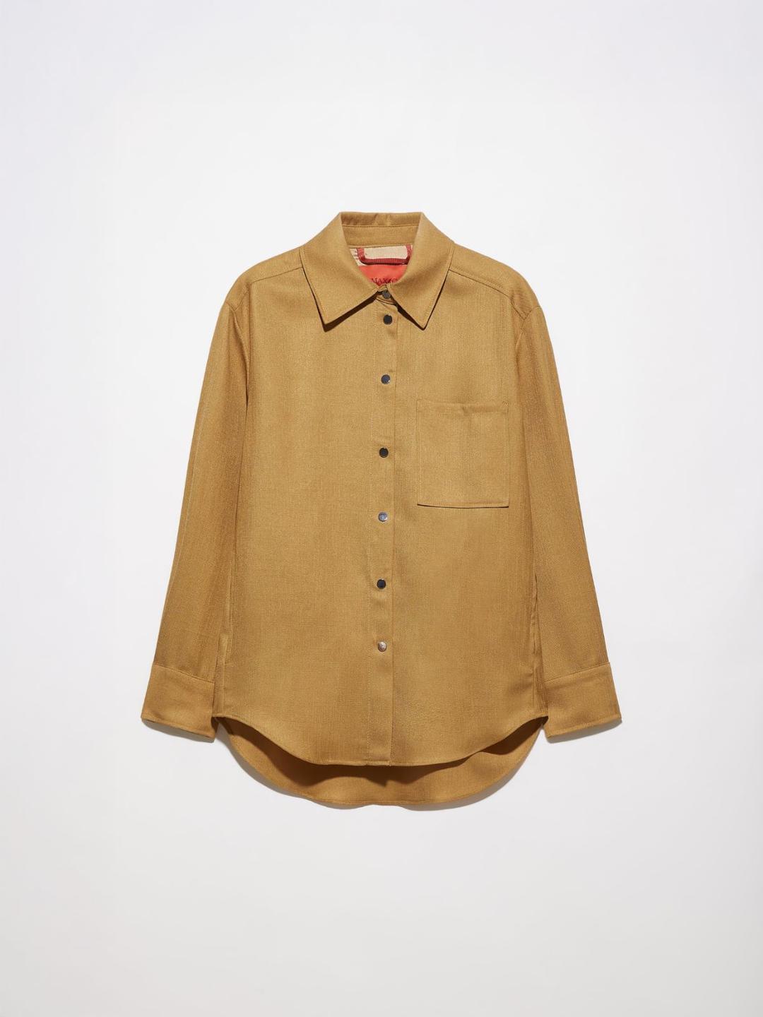 Giacca camicia in twill fiammato | Max&Co Giacca camicia in twill fiammato | Max&Co