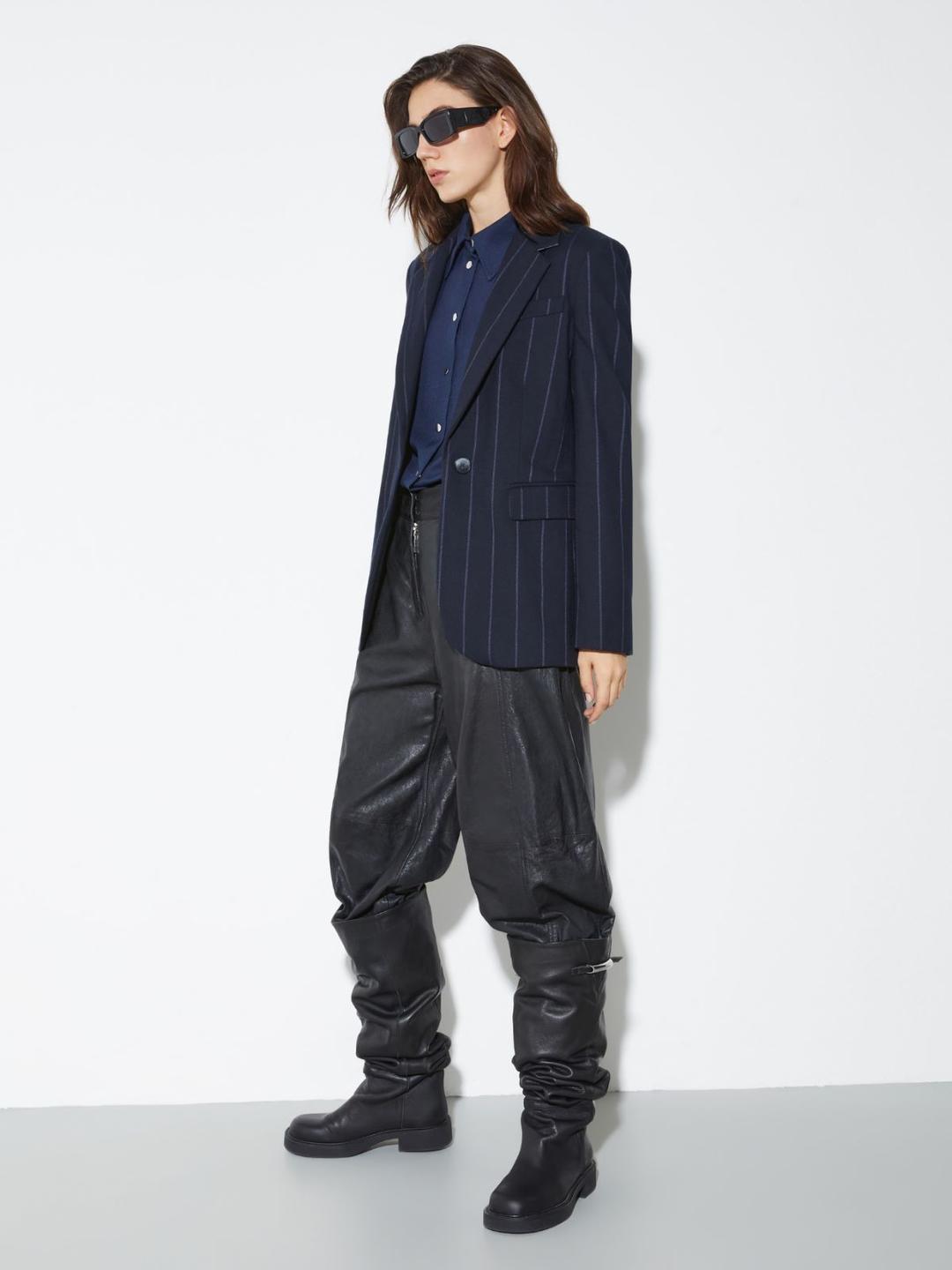 Giacca camicia in twill fiammato | Max&Co Giacca camicia in twill fiammato | Max&Co