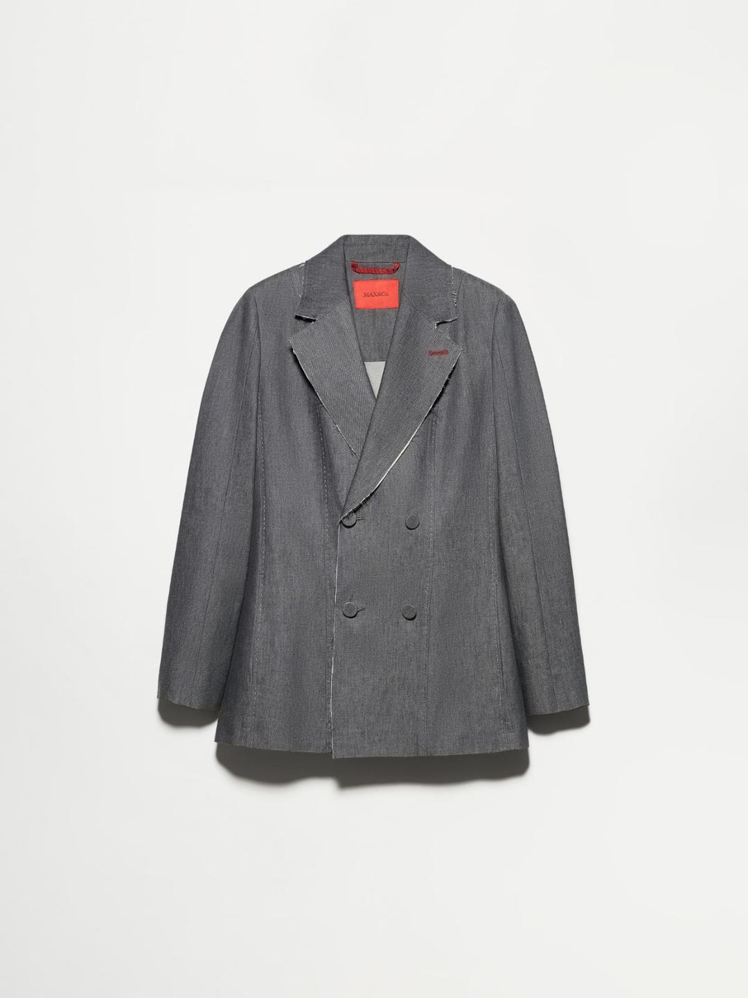 Blazer in denim Sartorial Greys | Max&Co Blazer in denim Sartorial Greys | Max&Co