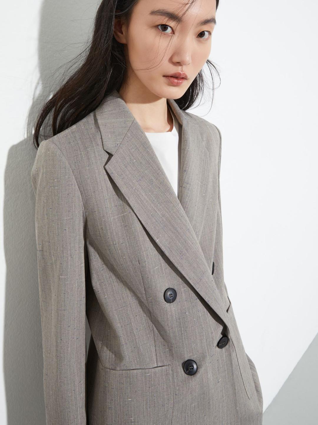 Blazer a texture fiammata | Max&Co Blazer a texture fiammata | Max&Co