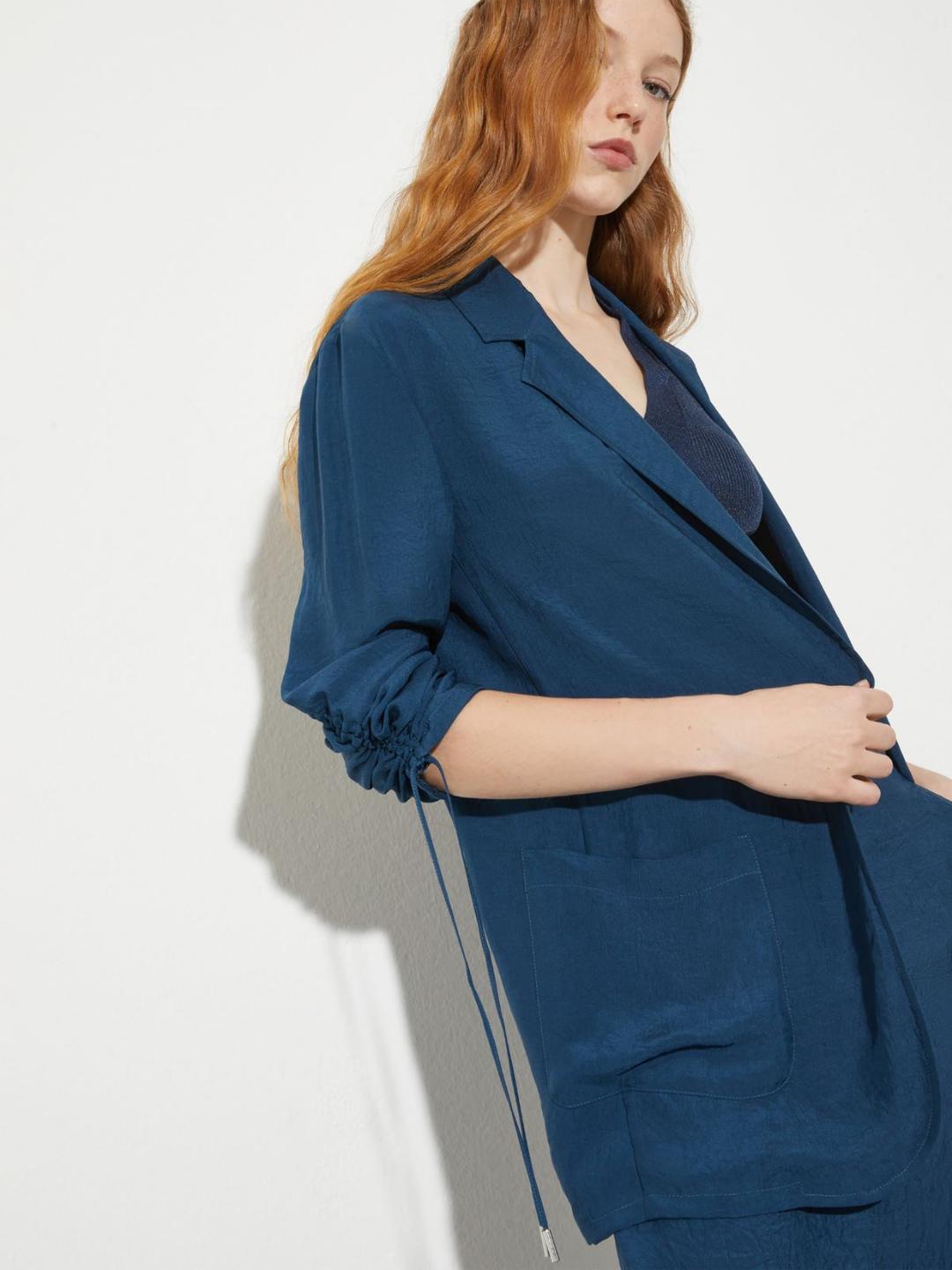 Blazer in twill crinkle | Max&Co Blazer in twill crinkle | Max&Co