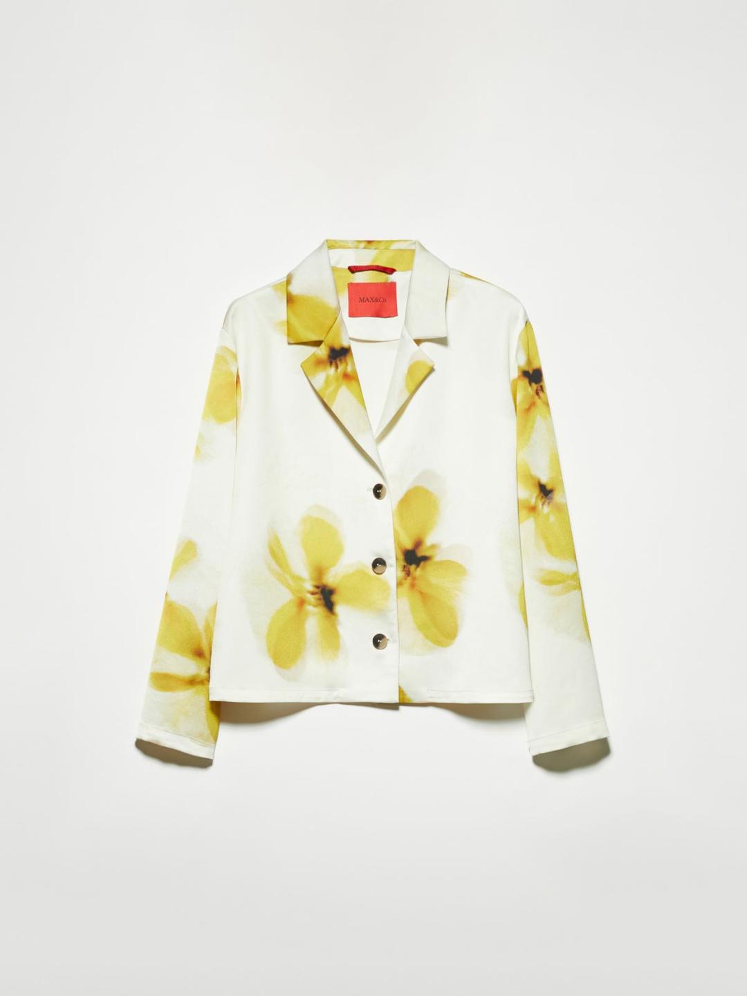 Giacca camicia in envers satin | Max&Co Giacca camicia in envers satin | Max&Co