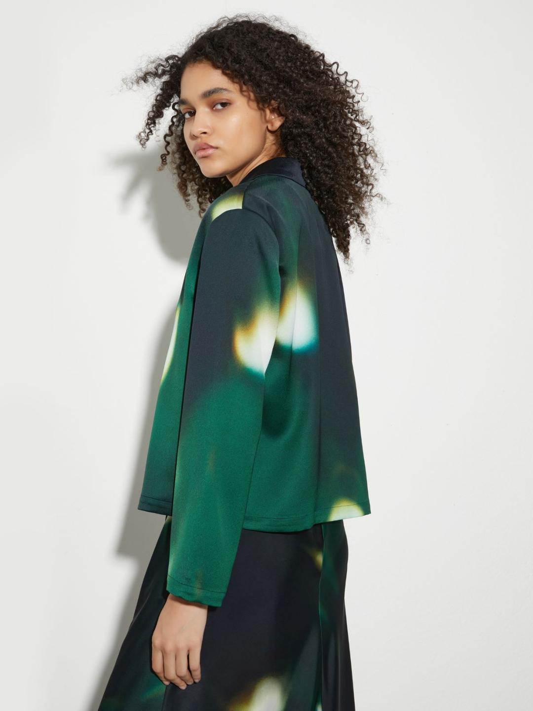 Giacca camicia in envers satin | Max&Co Giacca camicia in envers satin | Max&Co