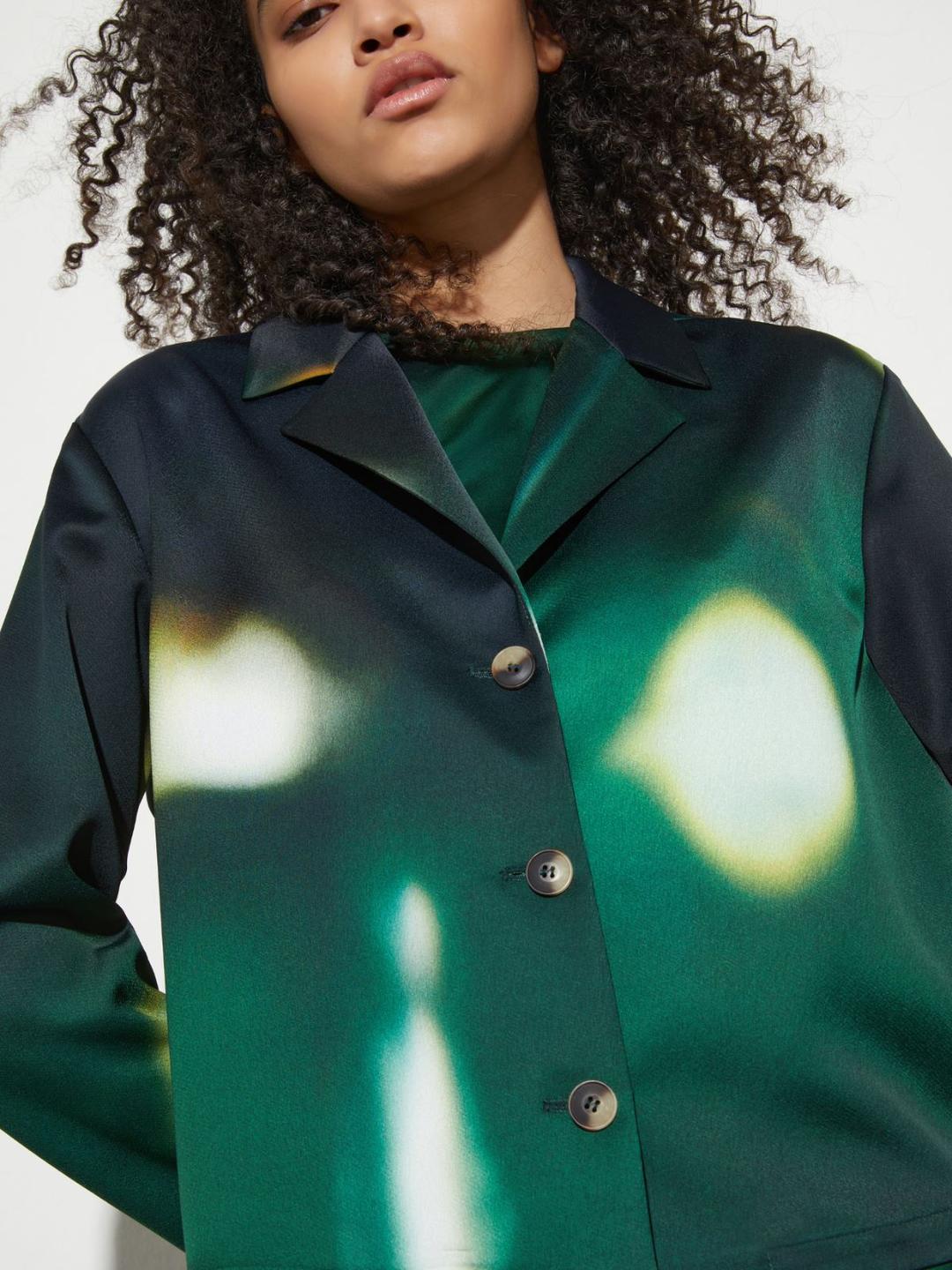 Giacca camicia in envers satin | Max&Co Giacca camicia in envers satin | Max&Co