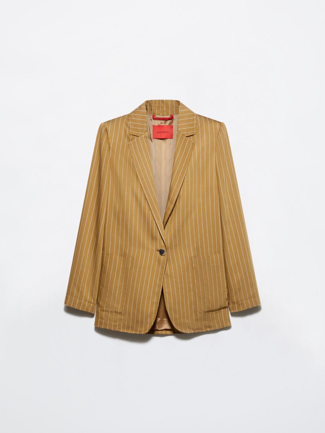 Blazer gessato in twill fluido | Max&Co Blazer gessato in twill fluido | Max&Co