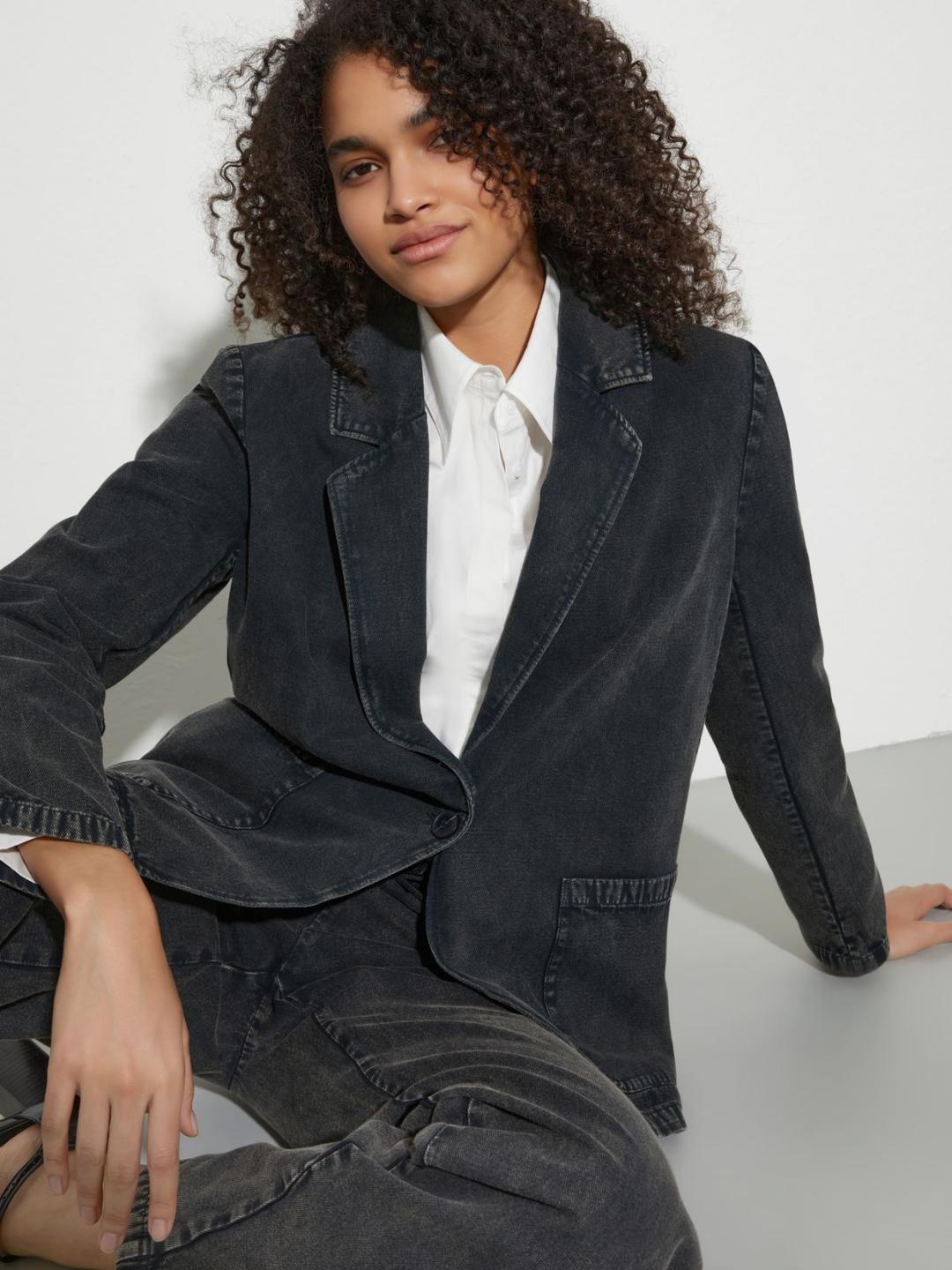 Blazer in broken twill | Max&Co Blazer in broken twill | Max&Co