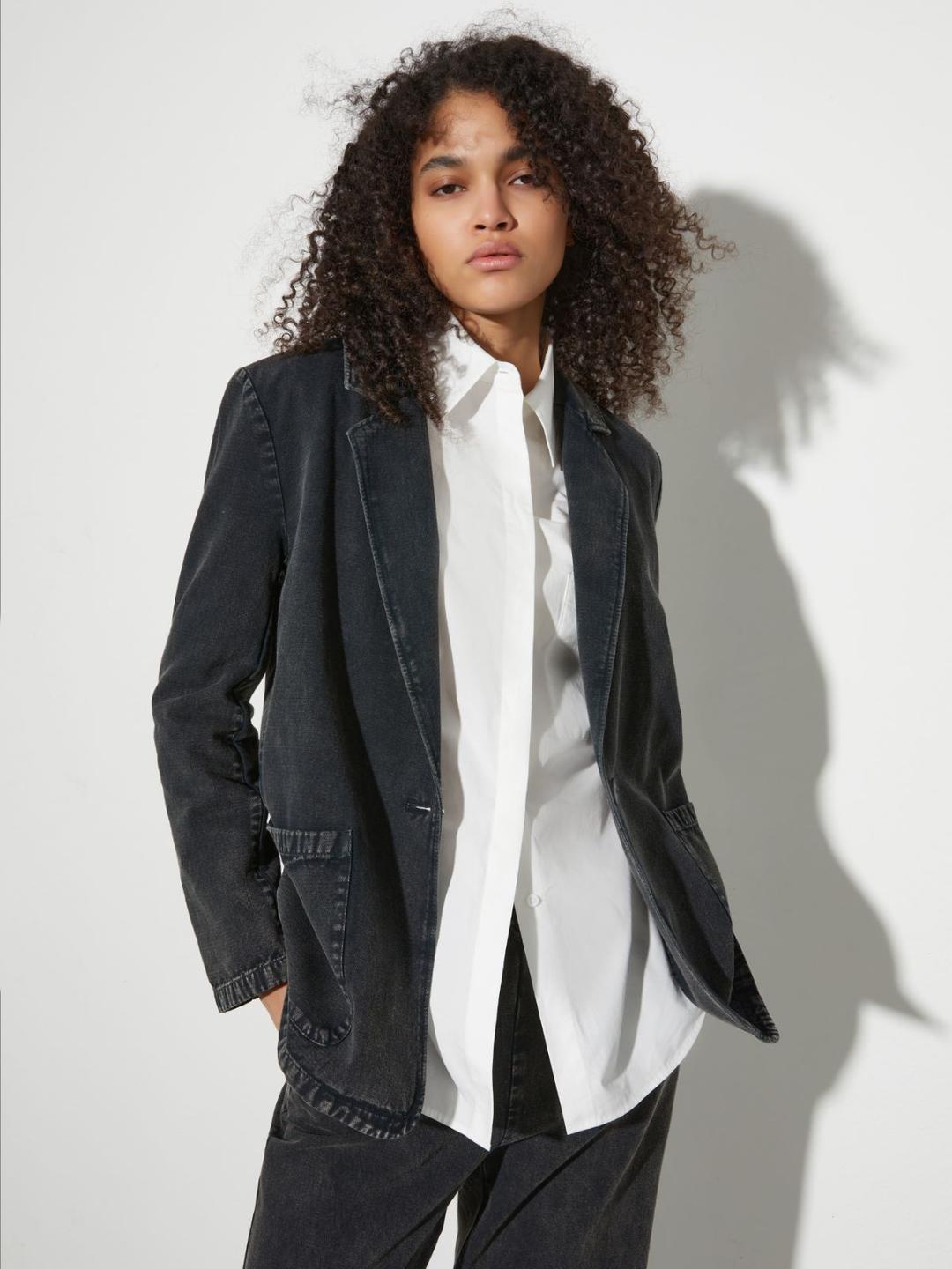 Blazer in broken twill | Max&Co Blazer in broken twill | Max&Co