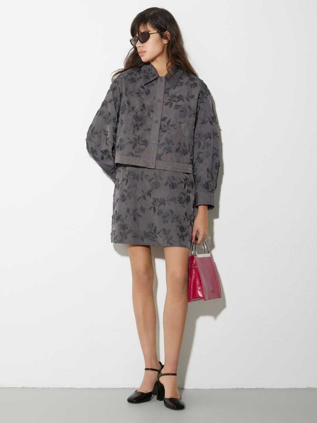 Giacca in taffettà ricamato | Max&Co Giacca in taffettà ricamato | Max&Co