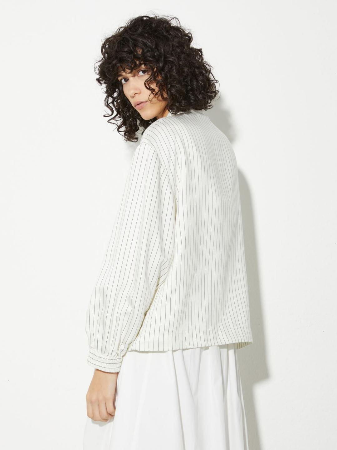 Bomber gessato in twill fluido | Max&Co Bomber gessato in twill fluido | Max&Co