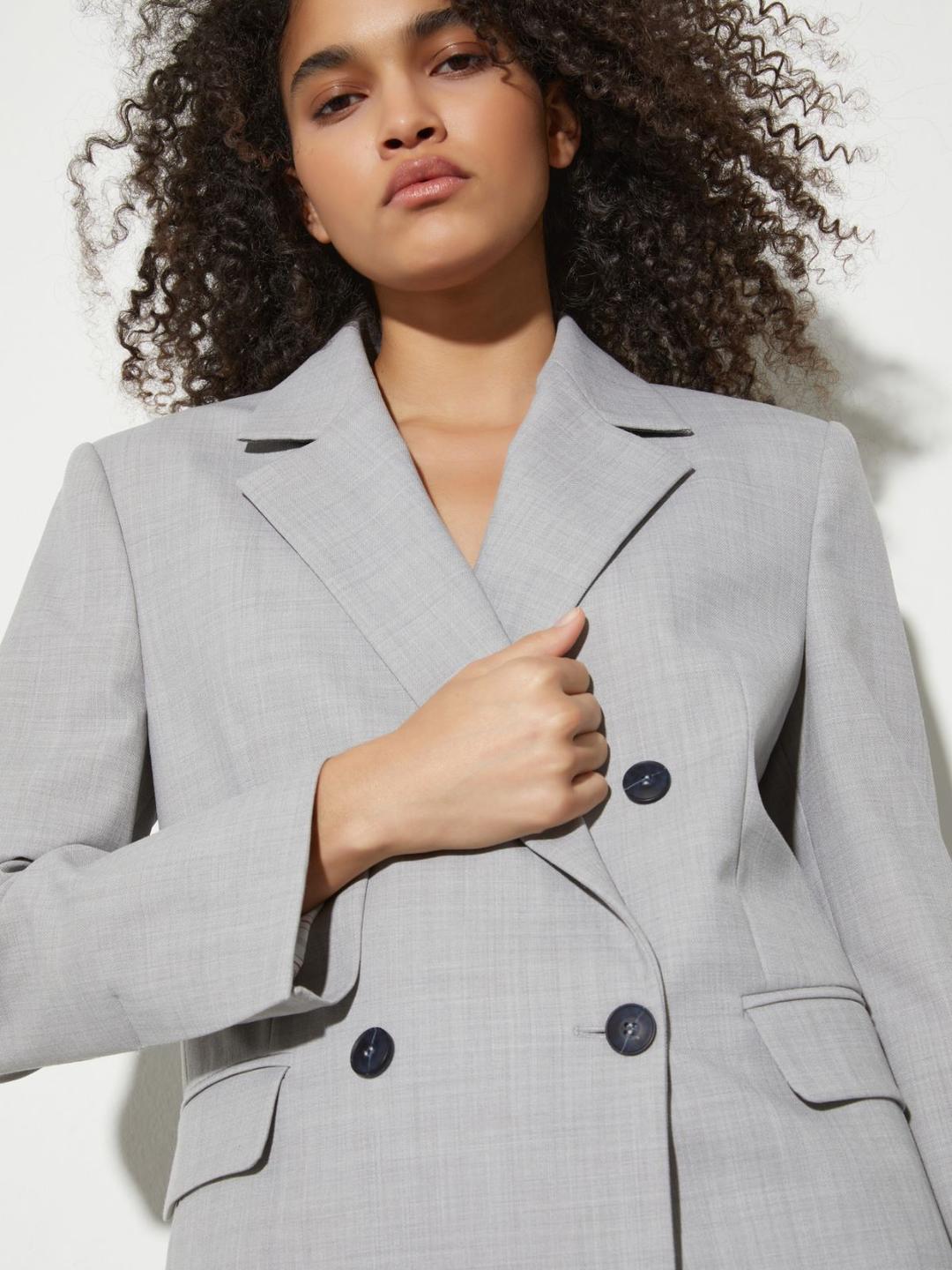 Blazer doppiopetto in grisaglia | Max&Co Blazer doppiopetto in grisaglia | Max&Co