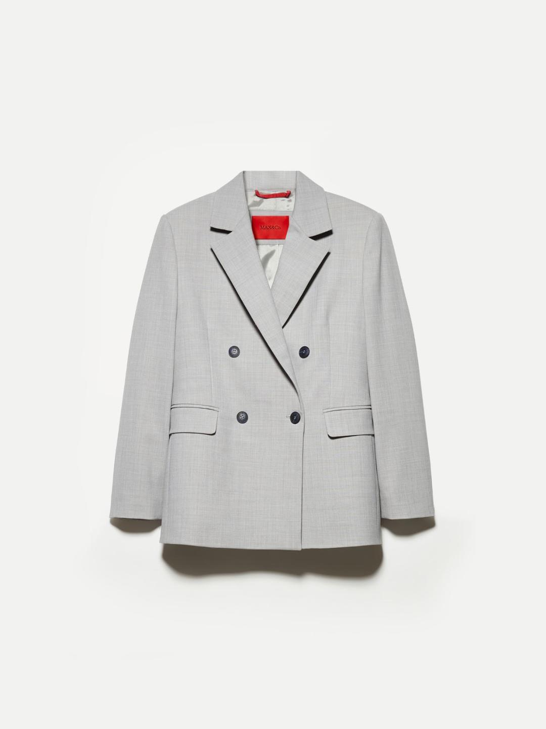 Blazer doppiopetto in grisaglia | Max&Co Blazer doppiopetto in grisaglia | Max&Co
