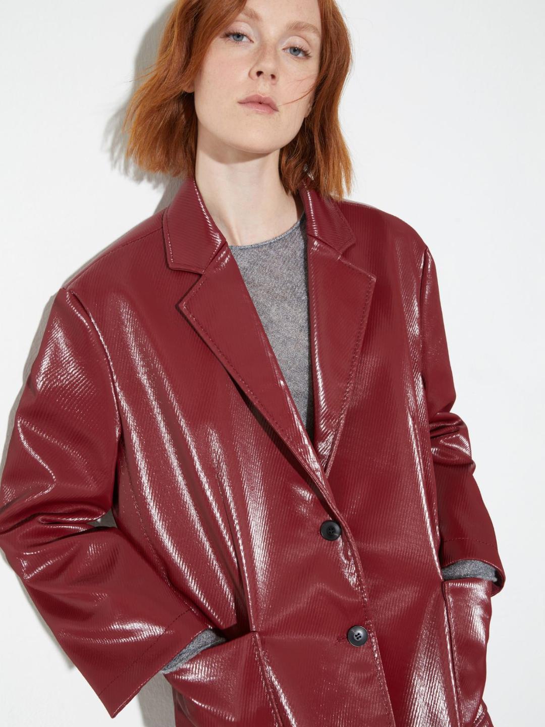 Blazer in panno verniciato | Max&Co Blazer in panno verniciato | Max&Co