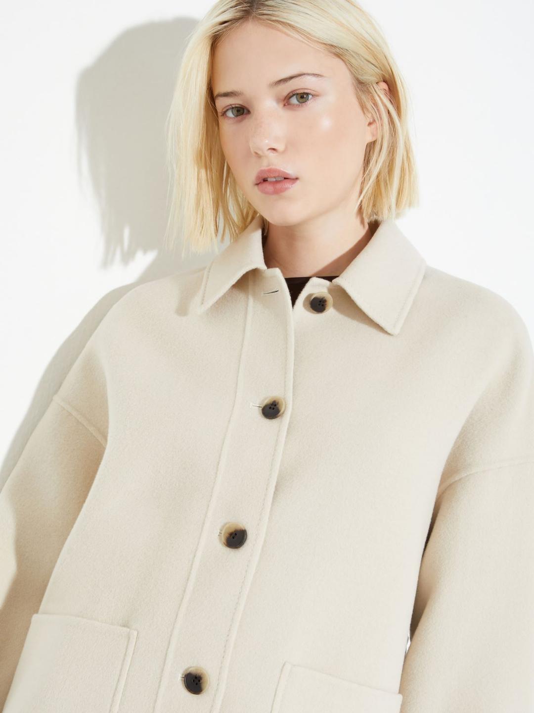 Overshirt in lana double | Max&Co Overshirt in lana double | Max&Co