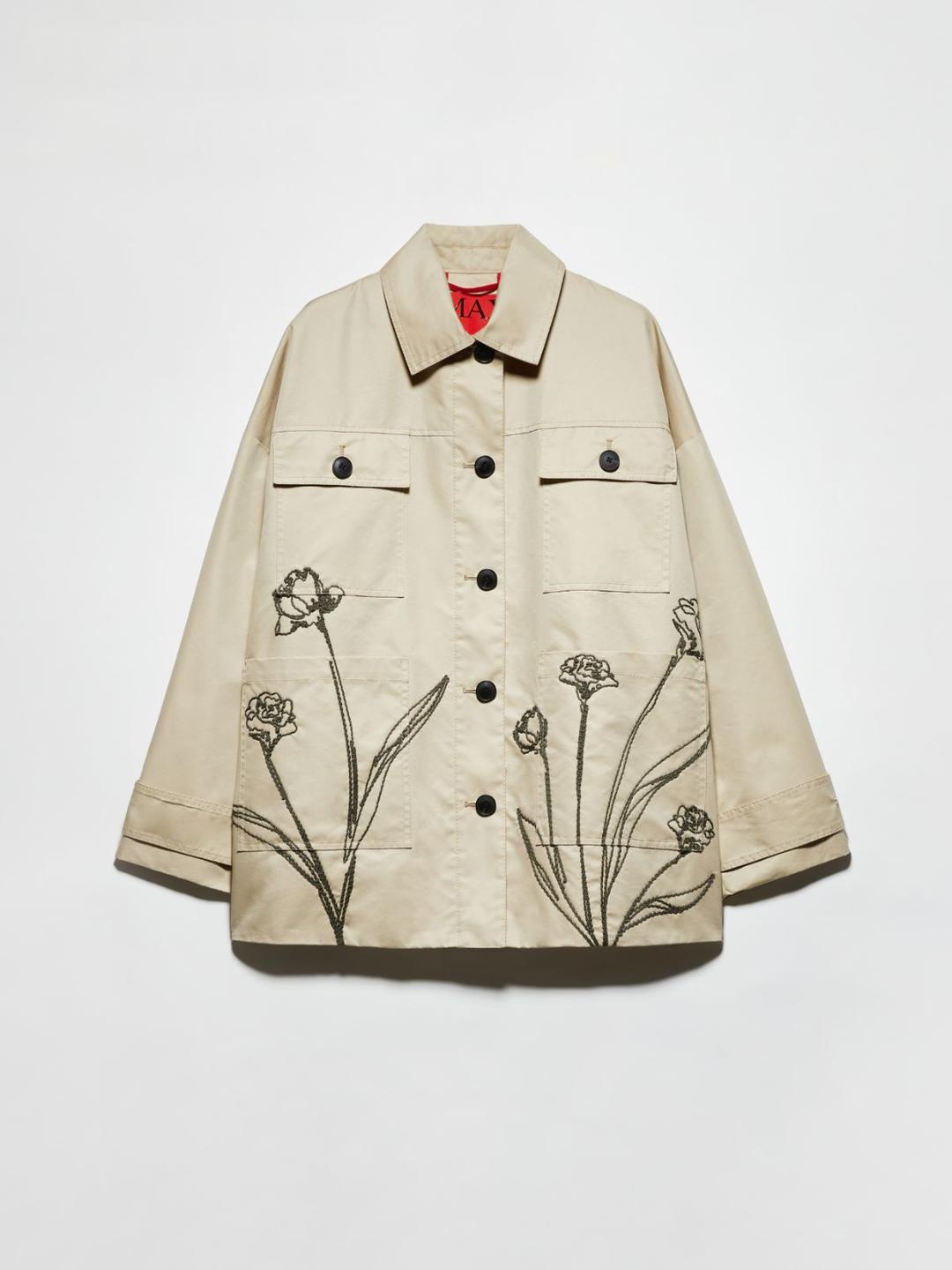 Overshirt in gabardine ricamata | Max&Co Overshirt in gabardine ricamata | Max&Co