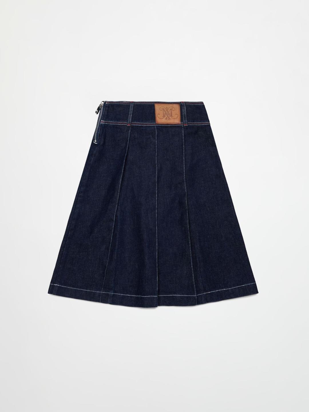 Gonna midi in denim scuro KID | Max&Co Gonna midi in denim scuro KID | Max&Co