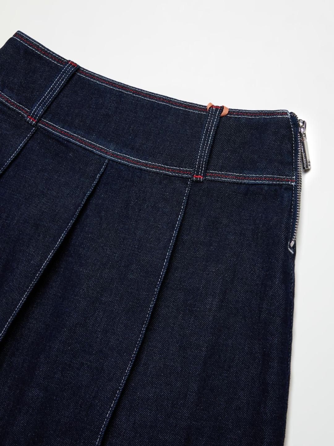 Gonna midi in denim scuro KID | Max&Co Gonna midi in denim scuro KID | Max&Co