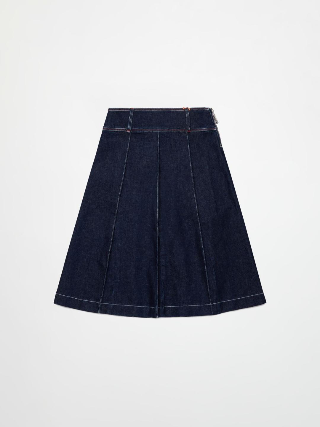 Gonna midi in denim scuro KID | Max&Co Gonna midi in denim scuro KID | Max&Co