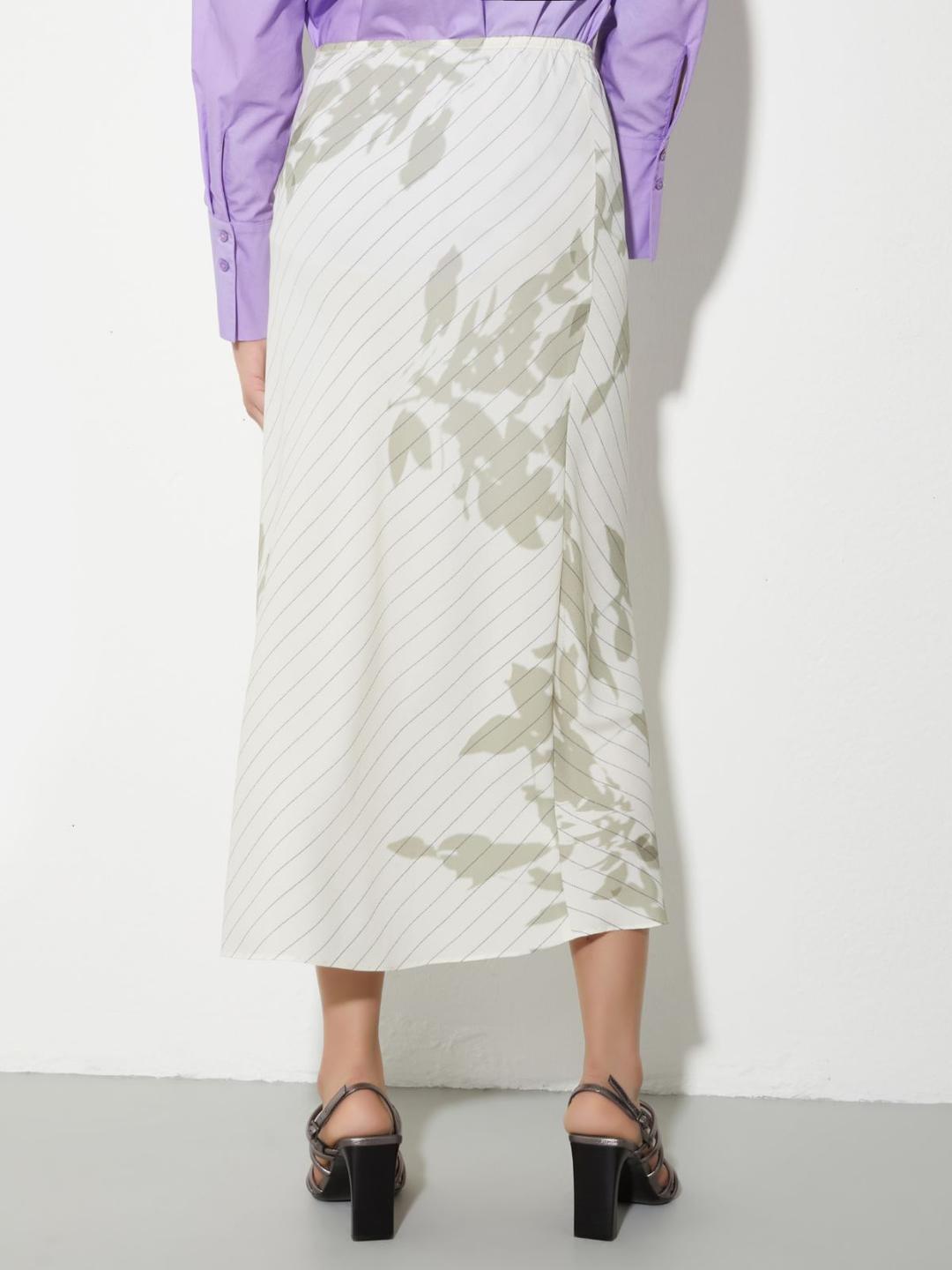 Gonna midi in crêpe de Chine | Max&Co Gonna midi in crêpe de Chine | Max&Co