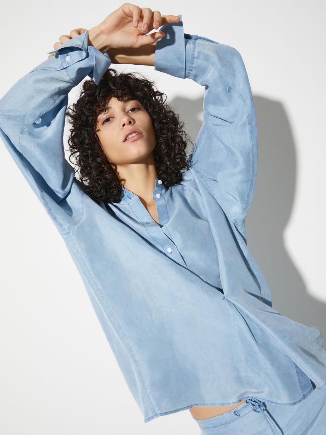 Camicia in seta Shades of Nature | Max&Co Camicia in seta Shades of Nature | Max&Co