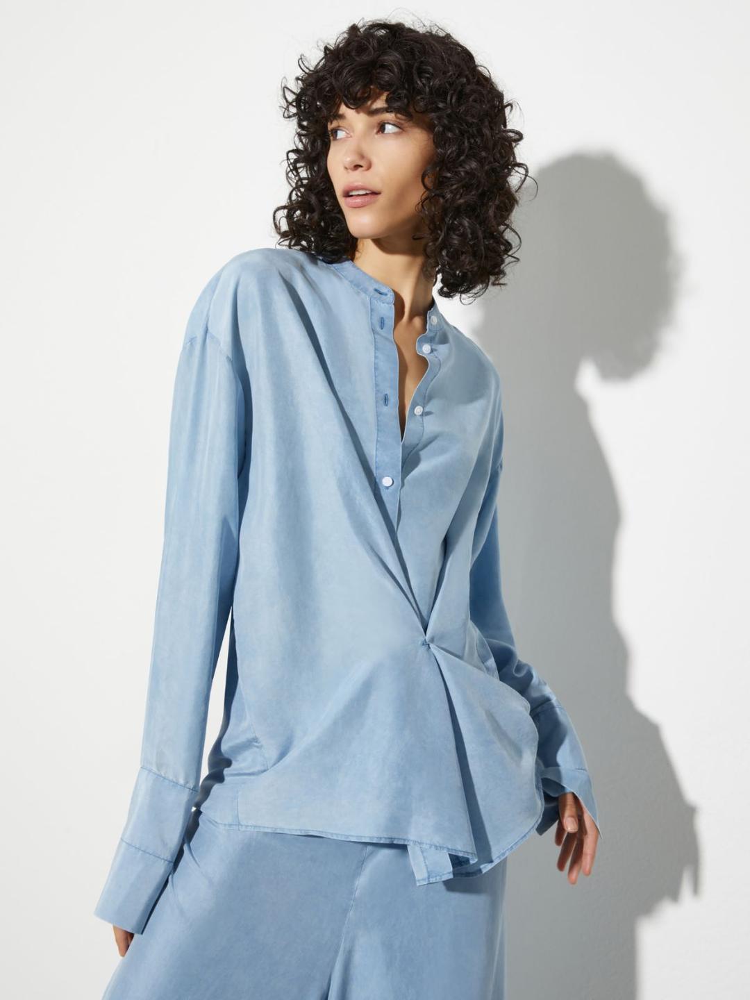 Camicia in seta Shades of Nature | Max&Co Camicia in seta Shades of Nature | Max&Co