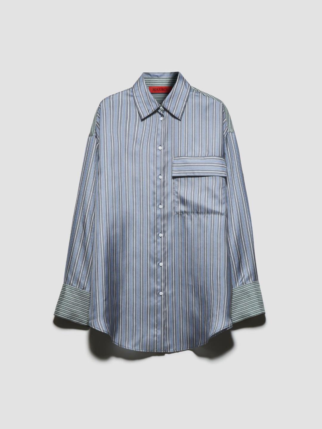 Camicia in twill di seta | Max&Co Camicia in twill di seta | Max&Co