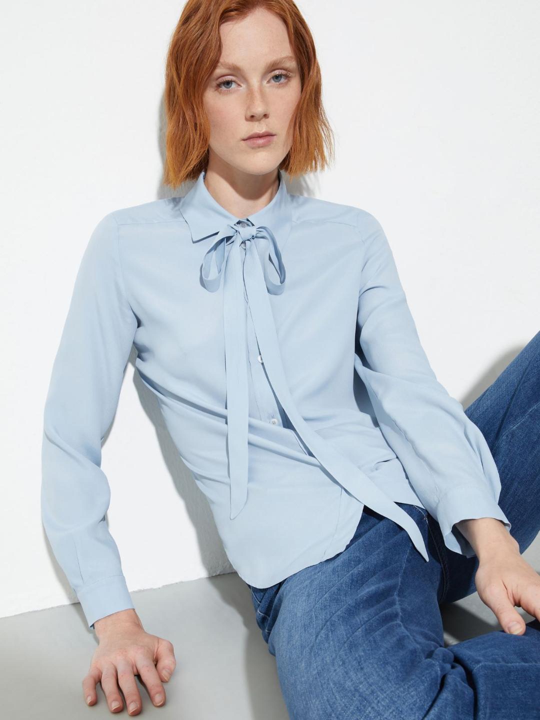 Camicia in crêpe de Chine | Max&Co Camicia in crêpe de Chine | Max&Co