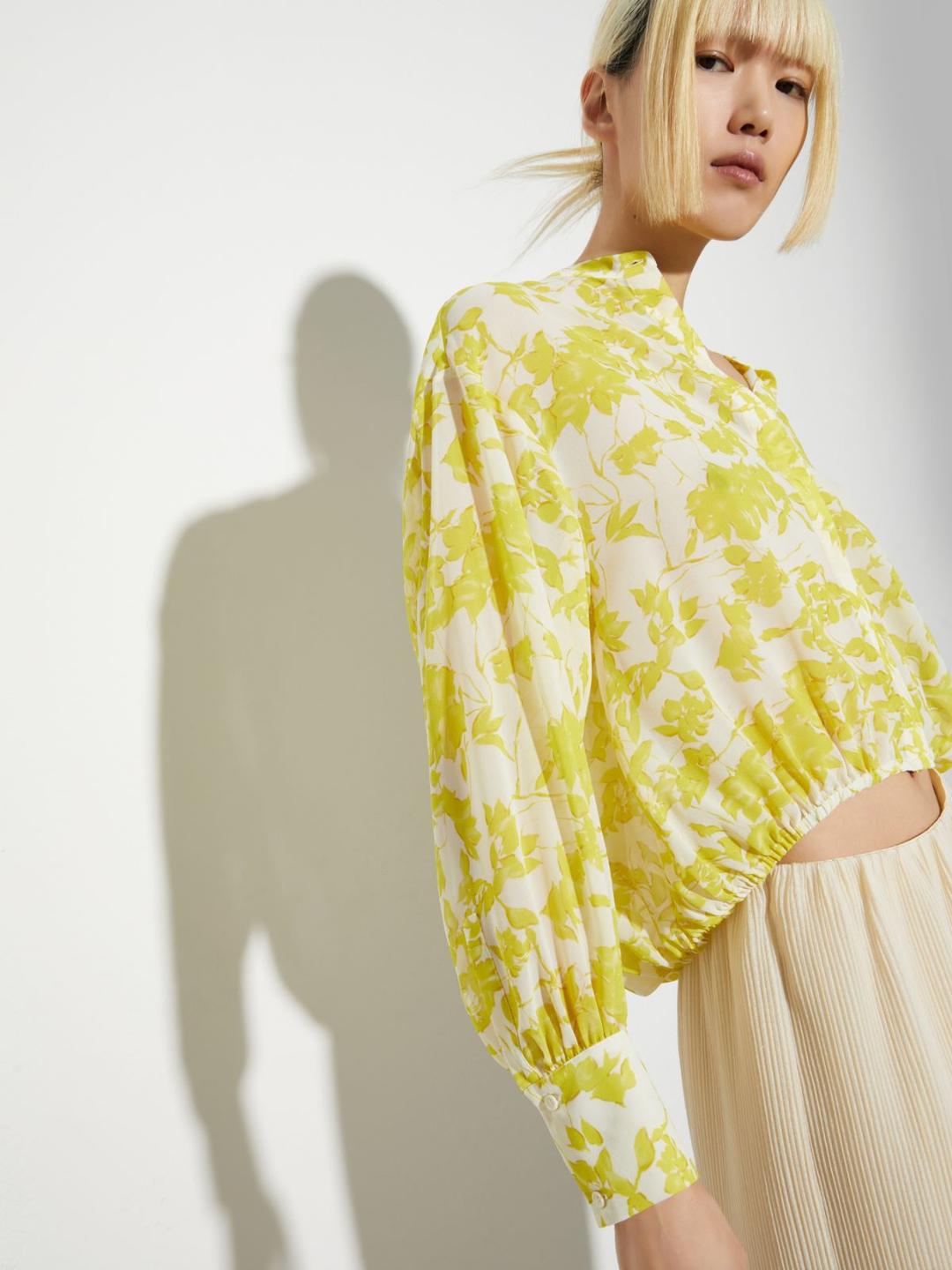 Camicia balloon in georgette | Max&Co Camicia balloon in georgette | Max&Co