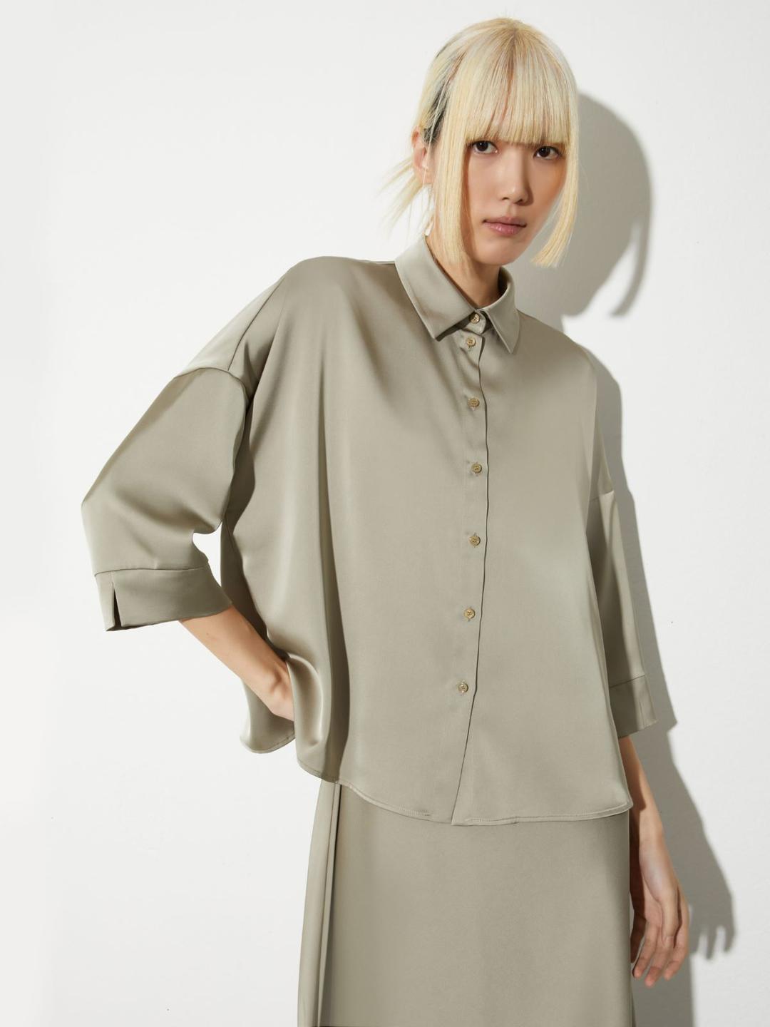 Camicia in raso fluido | Max&Co Camicia in raso fluido | Max&Co