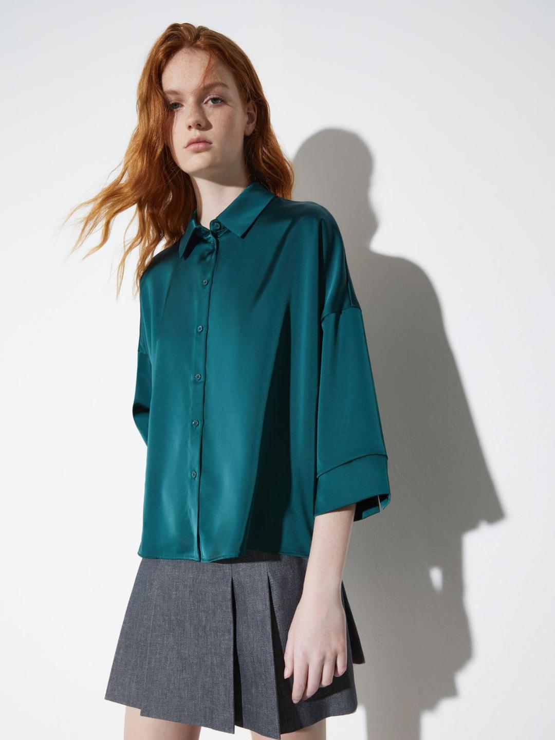 Camicia in raso fluido | Max&Co Camicia in raso fluido | Max&Co