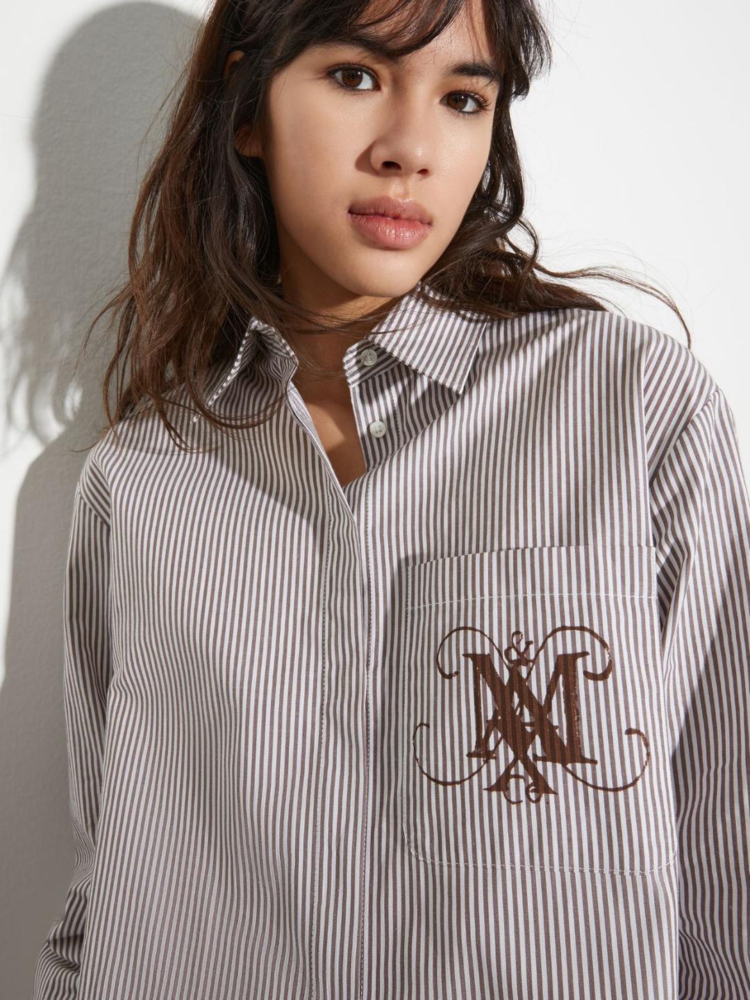 Camicia con stemma e lettering | Max&Co Camicia con stemma e lettering | Max&Co
