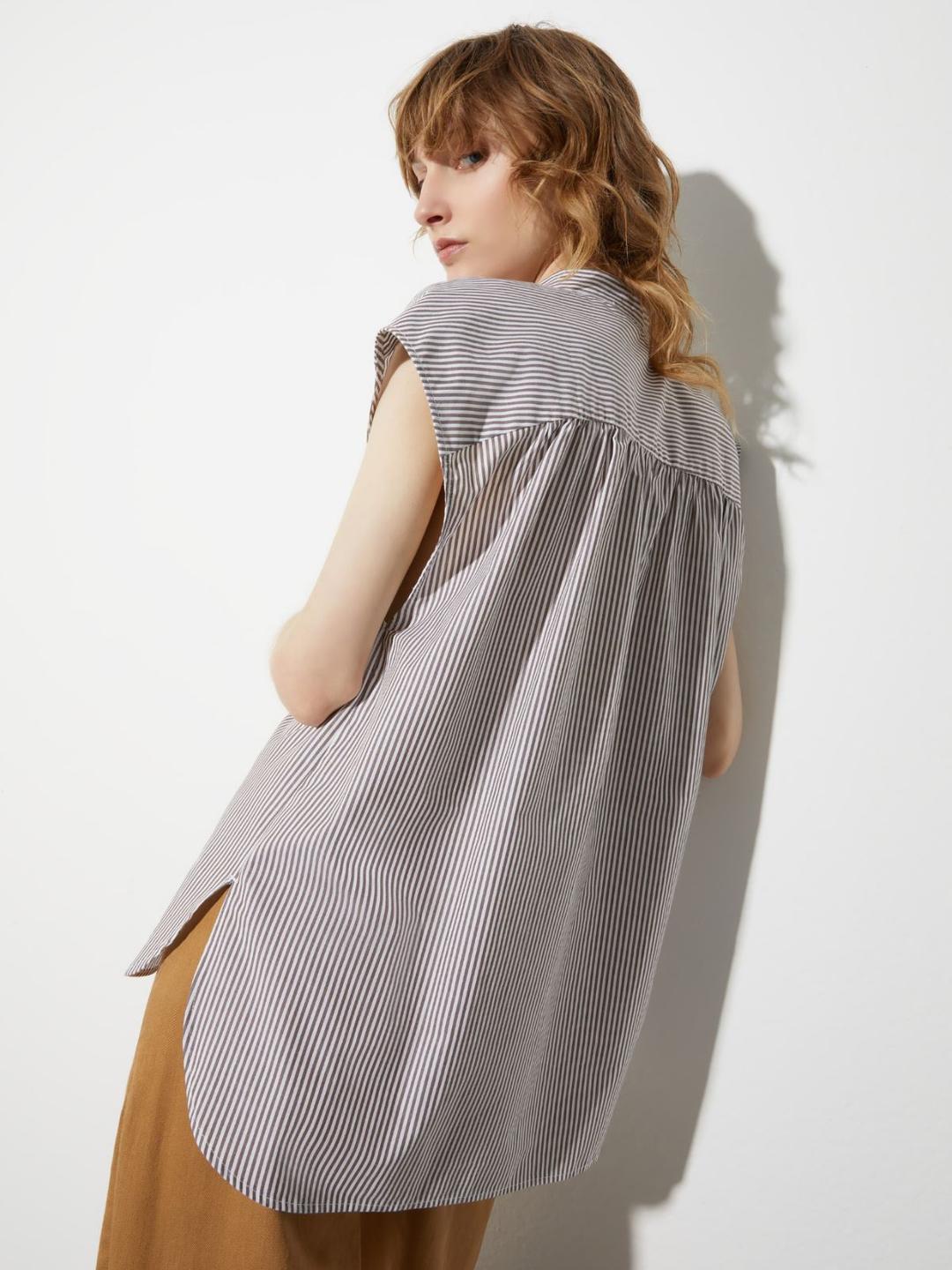 Camicia smanicata con stemma | Max&Co Camicia smanicata con stemma | Max&Co