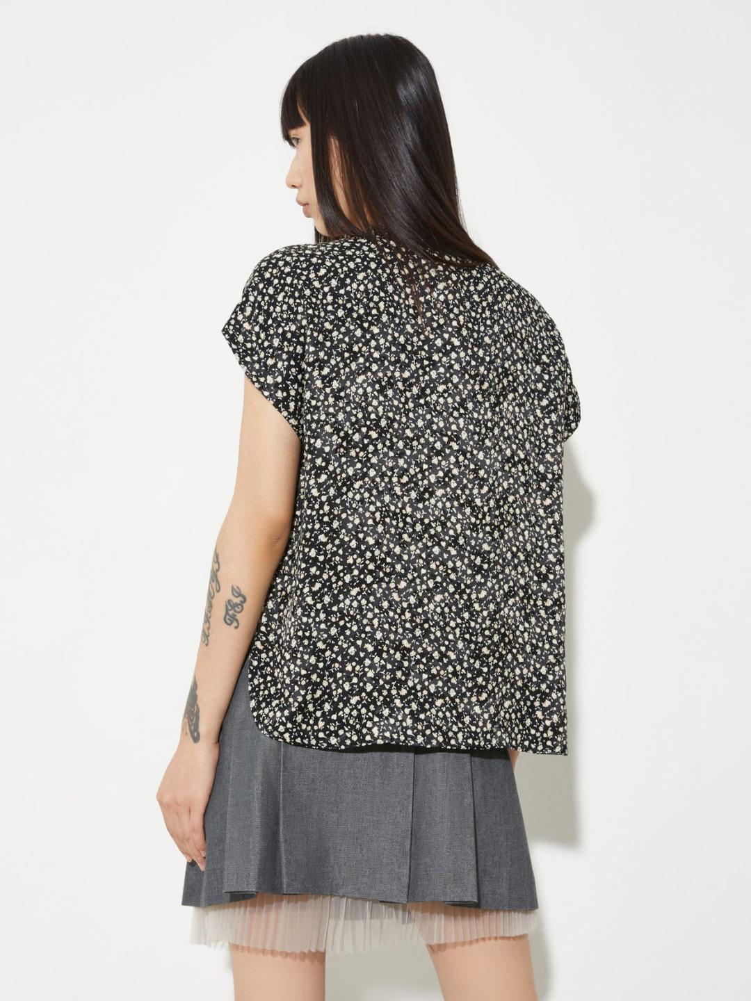 Camicia jacquard a micro fiori | Max&Co Camicia jacquard a micro fiori | Max&Co