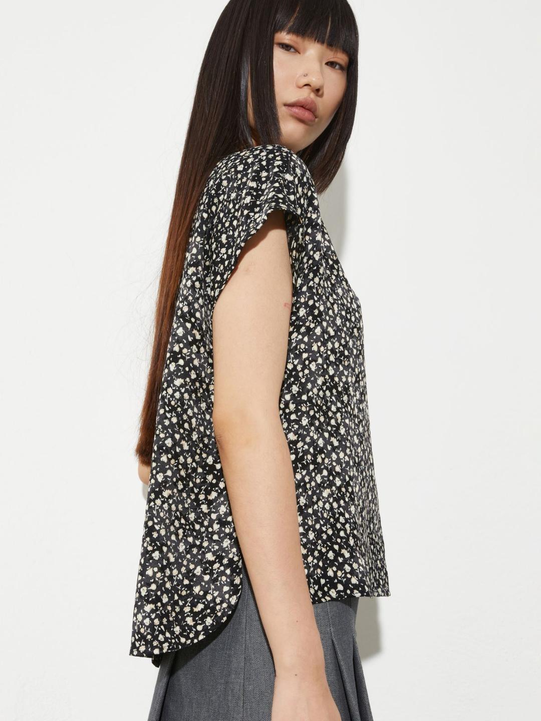 Camicia jacquard a micro fiori | Max&Co Camicia jacquard a micro fiori | Max&Co