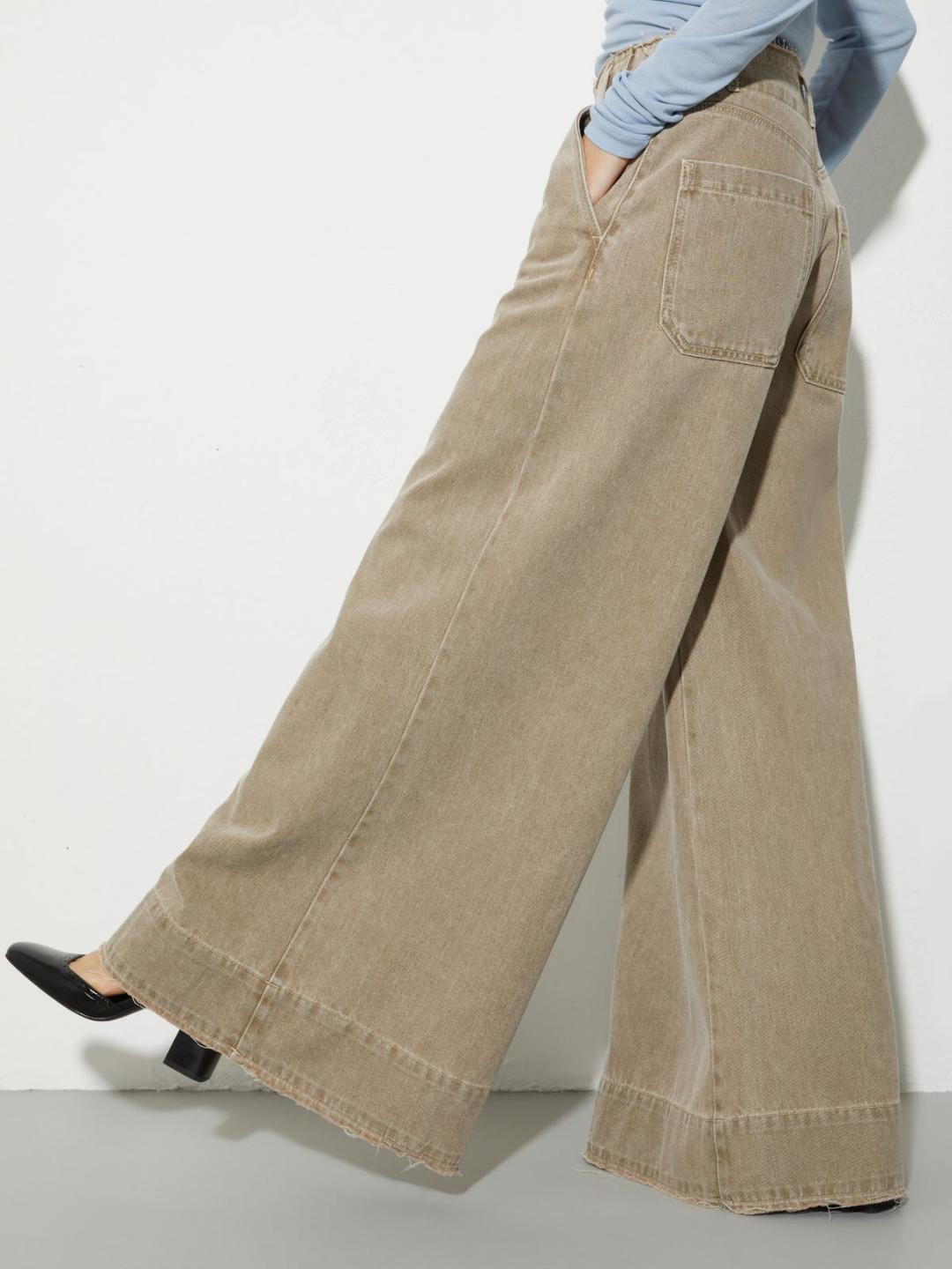 Pantaloni in cotone Shades of Nature | Max&Co Pantaloni in cotone Shades of Nature | Max&Co