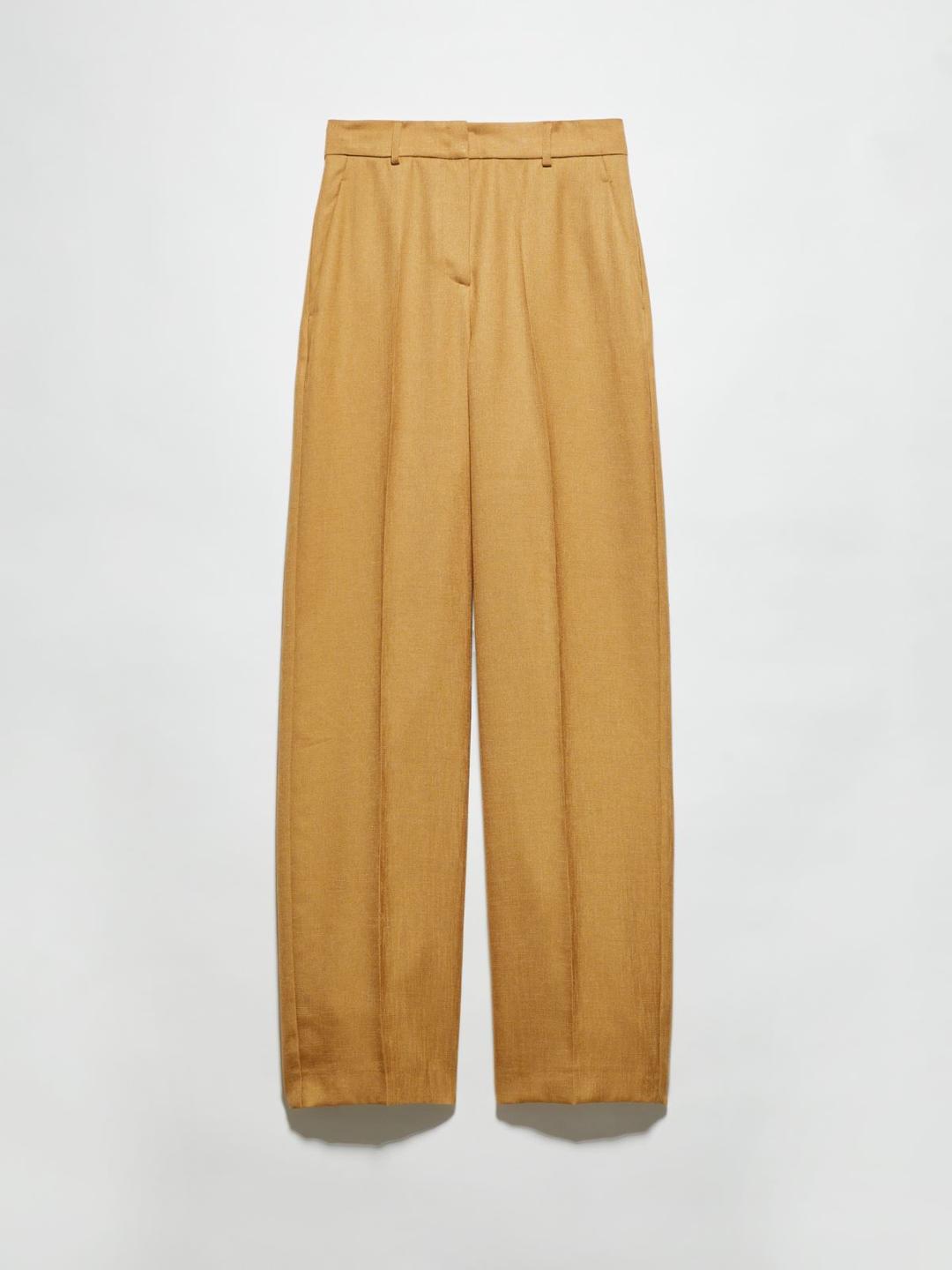 Pantaloni ampi in twill fiammato | Max&Co Pantaloni ampi in twill fiammato | Max&Co