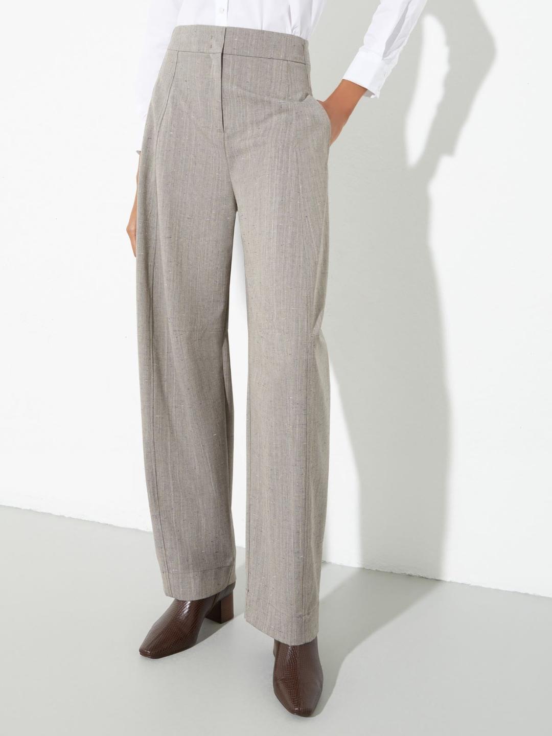 Pantaloni a texture fiammata | Max&Co Pantaloni a texture fiammata | Max&Co