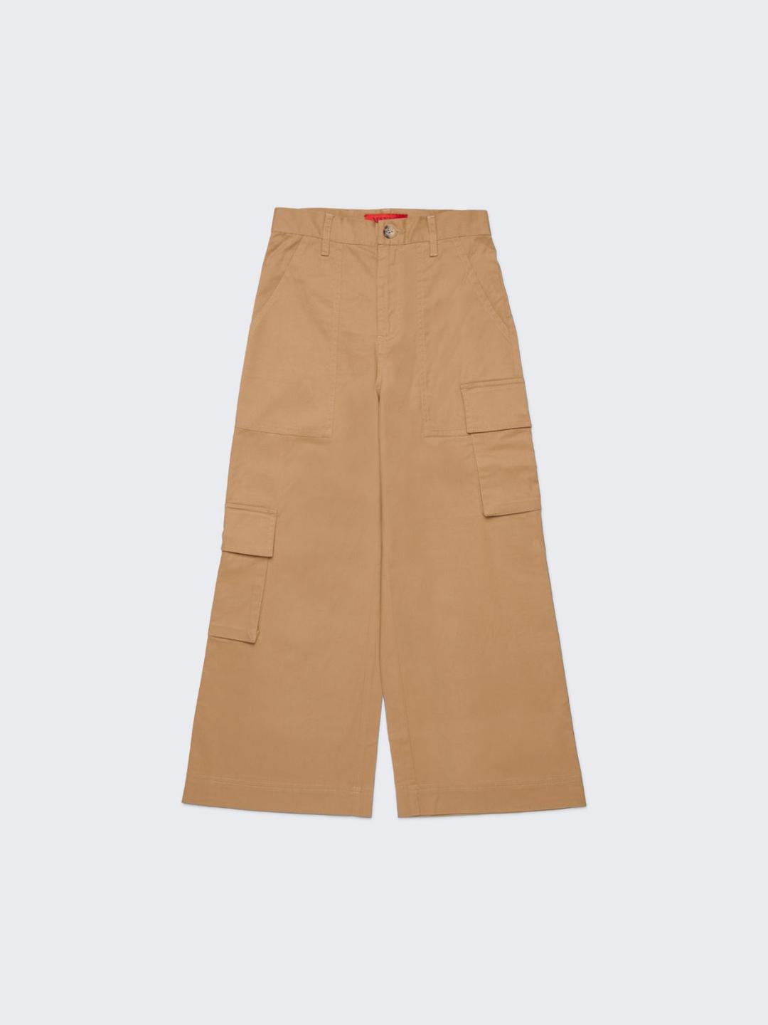 Pantaloni cargo in gabardina stretch KID | Max&Co Pantaloni cargo in gabardina stretch KID | Max&Co