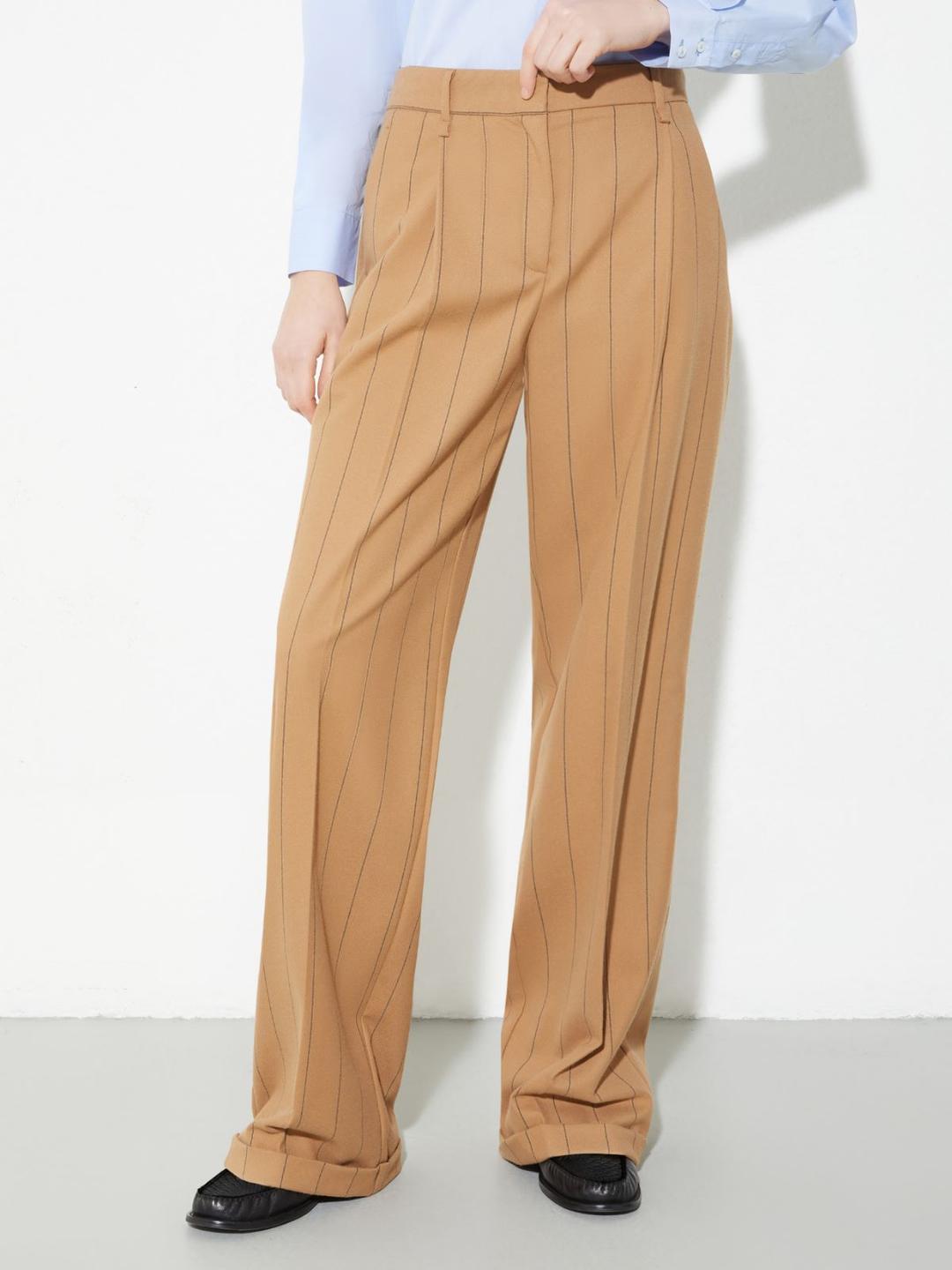 Pantaloni ampi in flanella | Max&Co Pantaloni ampi in flanella | Max&Co