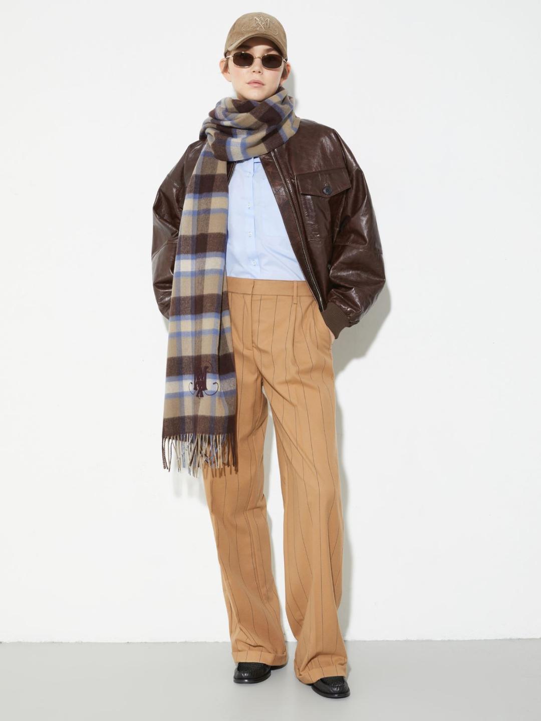 Pantaloni ampi in flanella | Max&Co Pantaloni ampi in flanella | Max&Co