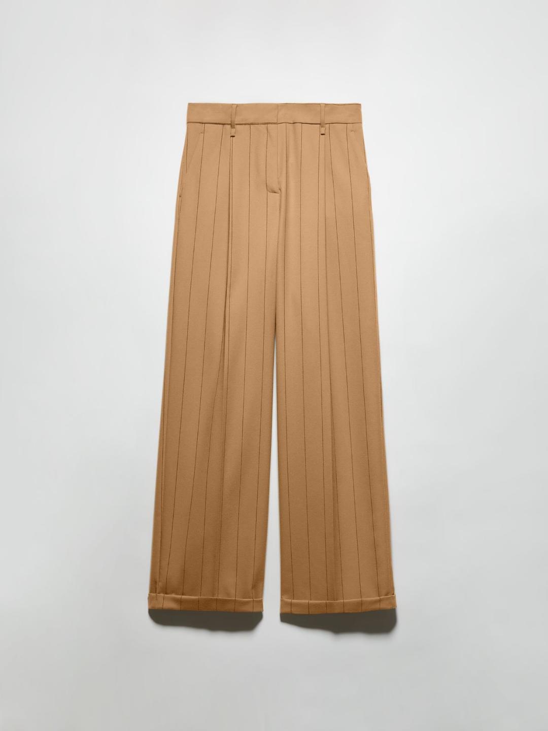 Pantaloni ampi in flanella | Max&Co Pantaloni ampi in flanella | Max&Co