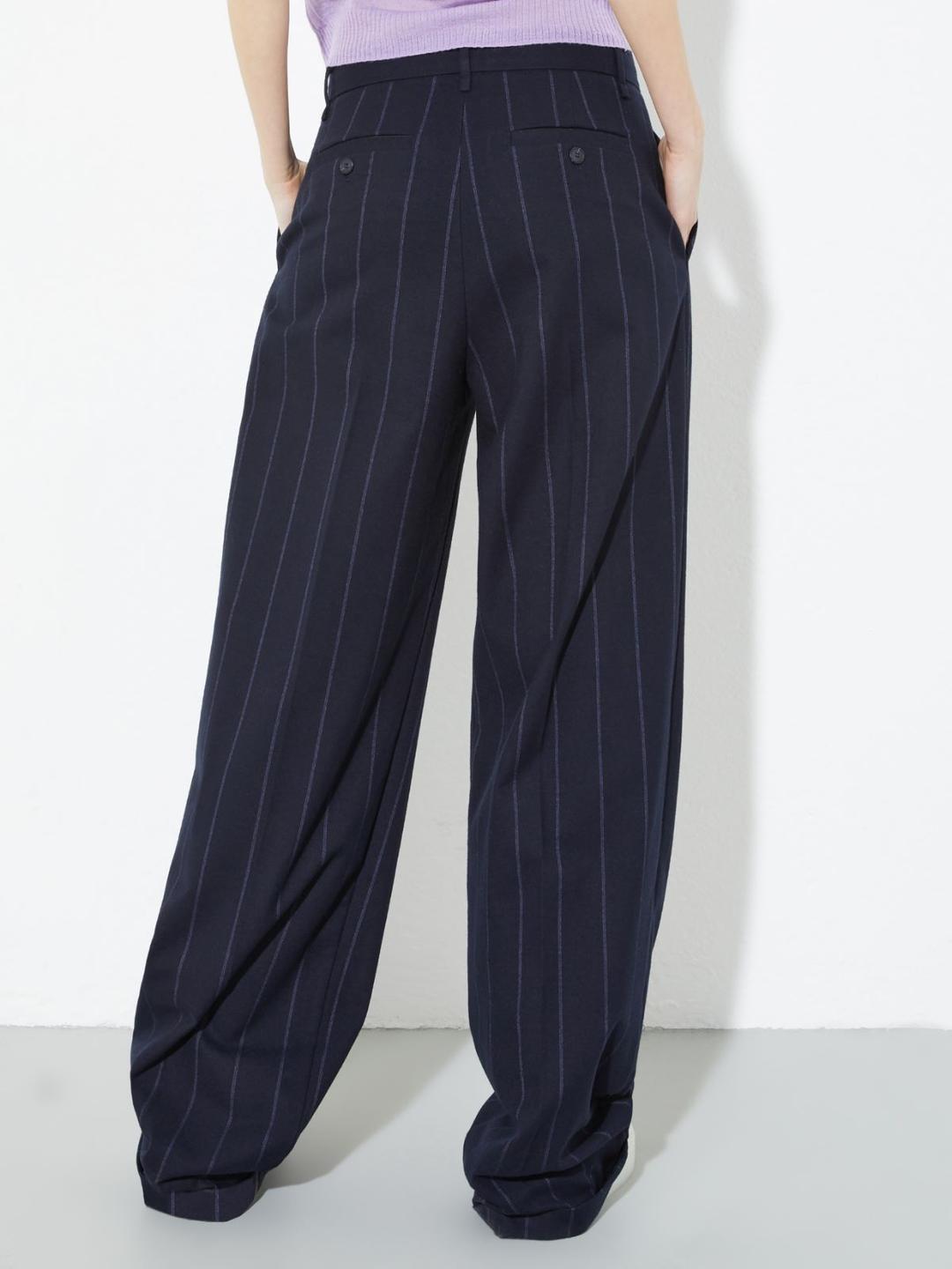 Pantaloni ampi in flanella | Max&Co Pantaloni ampi in flanella | Max&Co