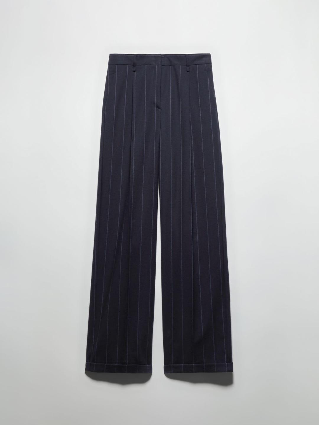 Pantaloni ampi in flanella | Max&Co Pantaloni ampi in flanella | Max&Co