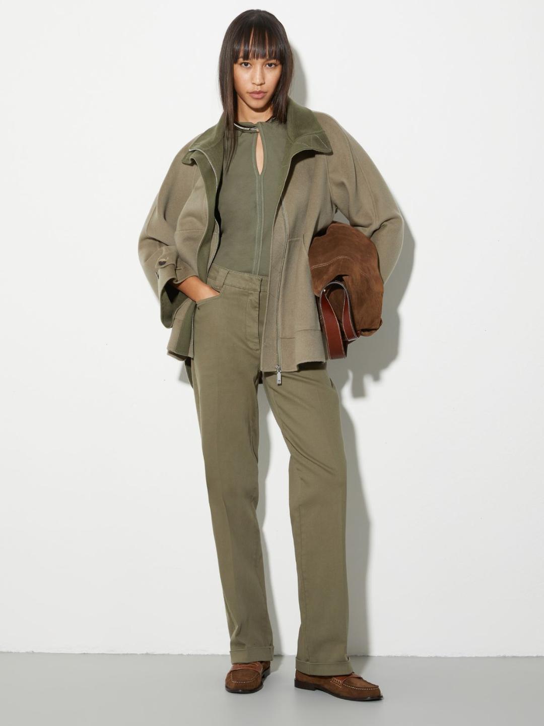 Pantaloni in drill di cotone | Max&Co Pantaloni in drill di cotone | Max&Co