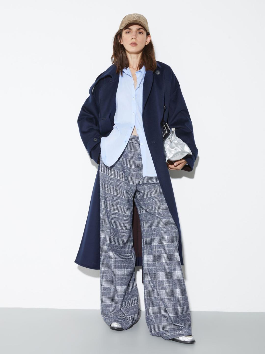 Pantaloni ampi in flanella | Max&Co Pantaloni ampi in flanella | Max&Co