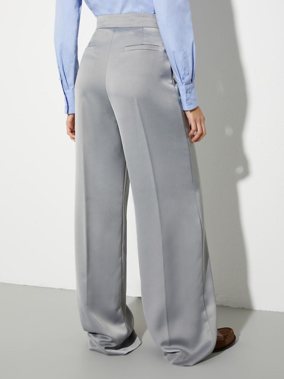Pantaloni ampi in envers satin | Max&Co Pantaloni ampi in envers satin | Max&Co