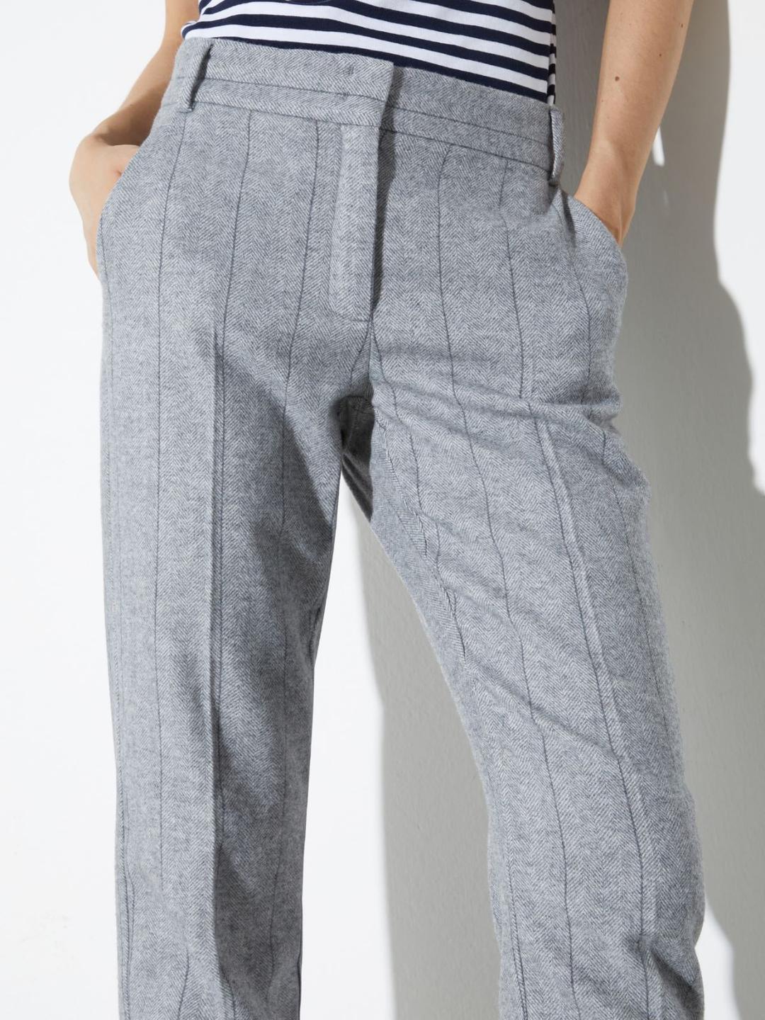 Pantaloni slim in flanella | Max&Co Pantaloni slim in flanella | Max&Co