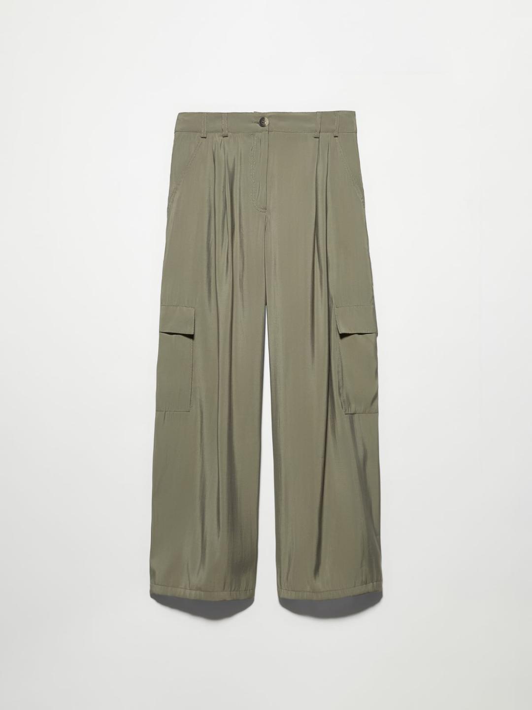 Pantaloni cargo in tela fluida | Max&Co Pantaloni cargo in tela fluida | Max&Co