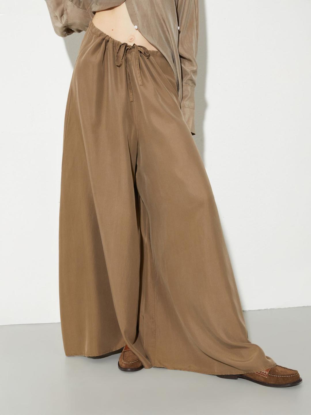 Pantaloni in seta Shades of Nature | Max&Co Pantaloni in seta Shades of Nature | Max&Co