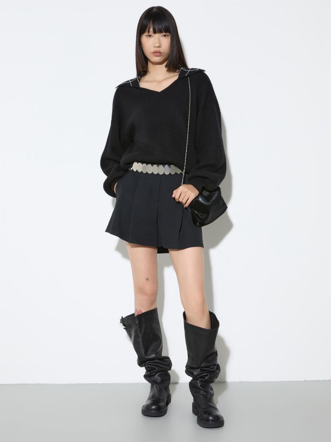 Shorts fluidi in tessuto crêpe | Max&Co Shorts fluidi in tessuto crêpe | Max&Co